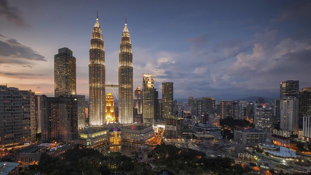 Tempat wisata di Asia Tenggara Menara Kembar Petronas dari Malaysia